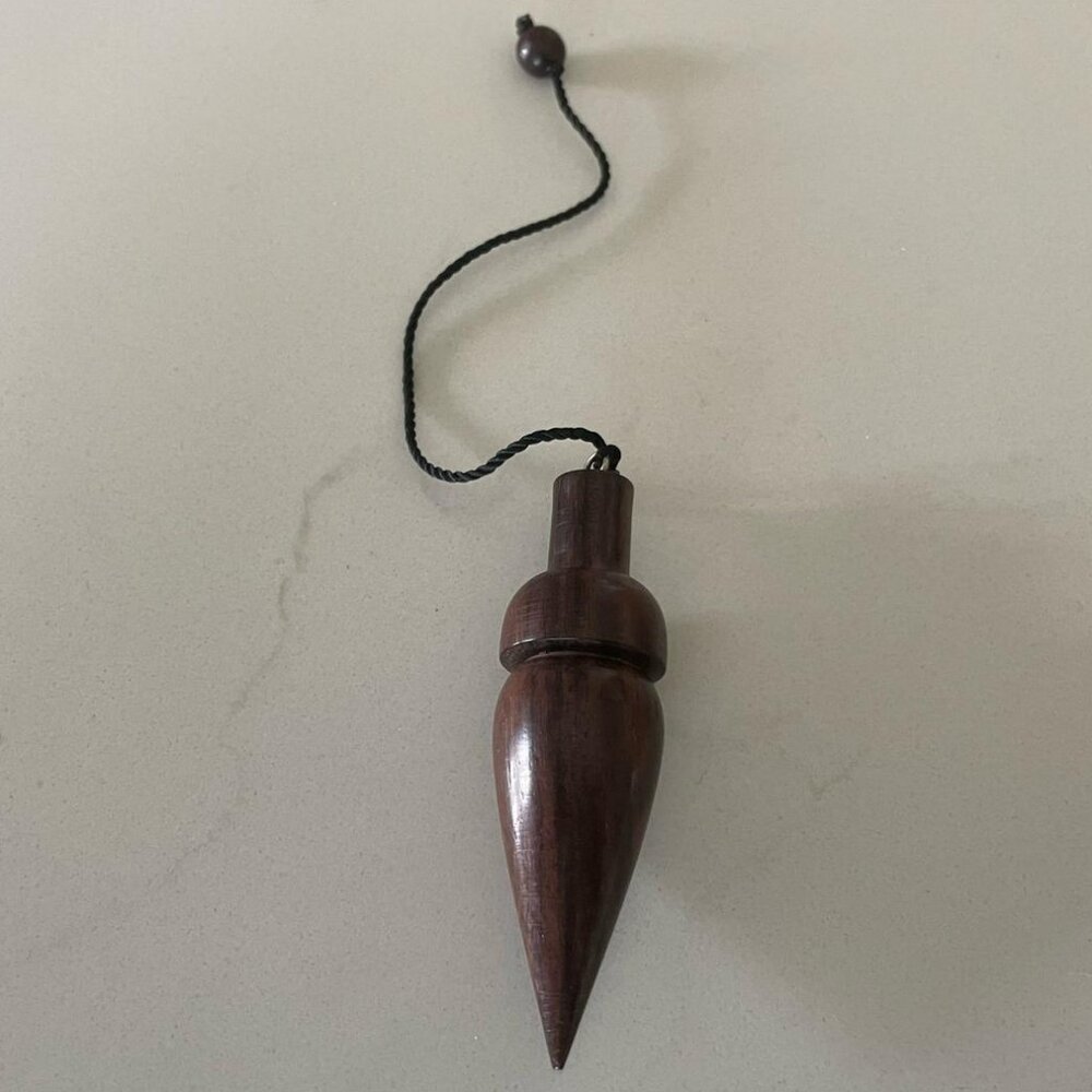 Beautiful Dark Wood Pendulum - Handmade in Bali